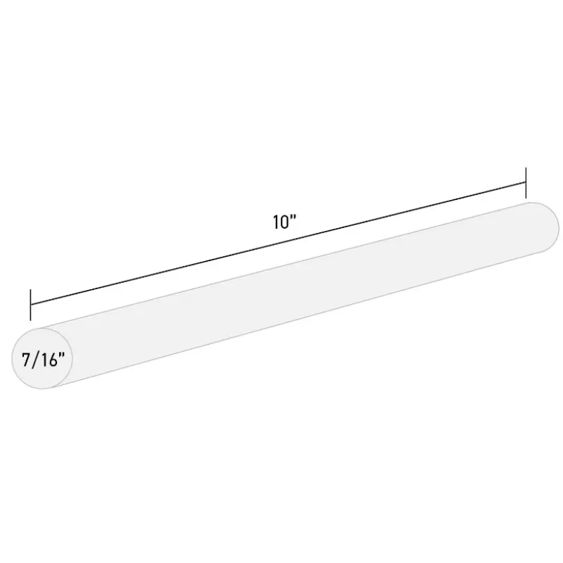 10" Surebonder Full Size Clear Hot Glue Sticks - Hi & Low Temps | 20 Count