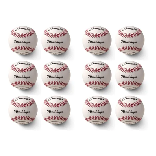 12 Double Cushion Cork Core Leather Blemished Game Baseballs