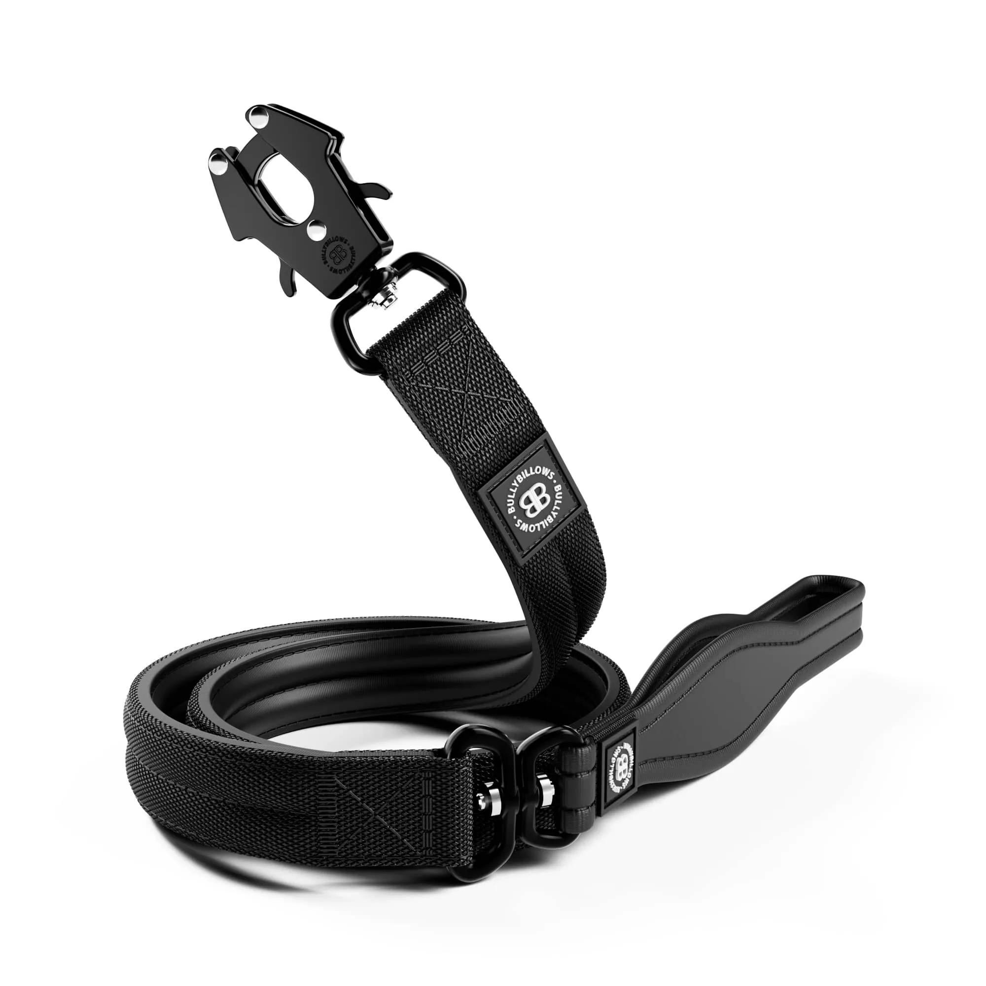 1.2m Mini Combat Lead | Secure Clasp - Black