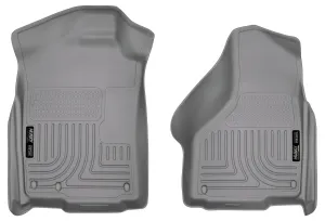 2002-2014 Dodge Ram Pickup Front Floor Liners - Grey