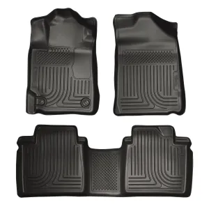 2007-2011 Toyota Camry Front & 2nd Seat Floor Liners - Black