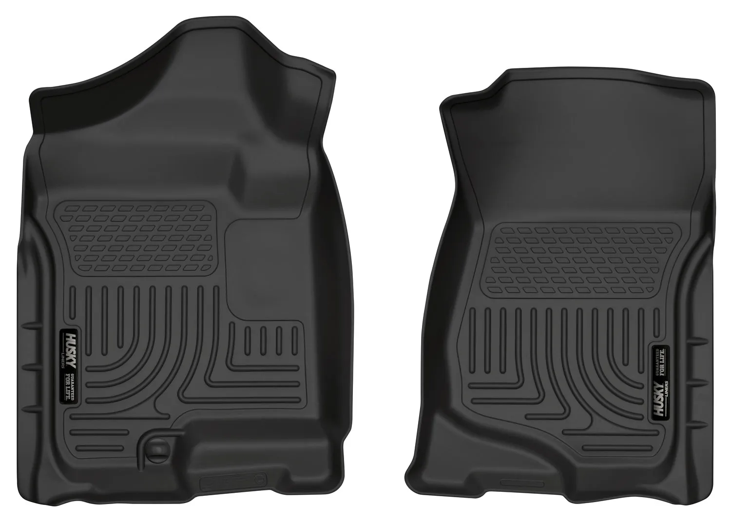 2007-2014 Cadillac / Chevrolet / GMC Truck Front Floor Liners - Black