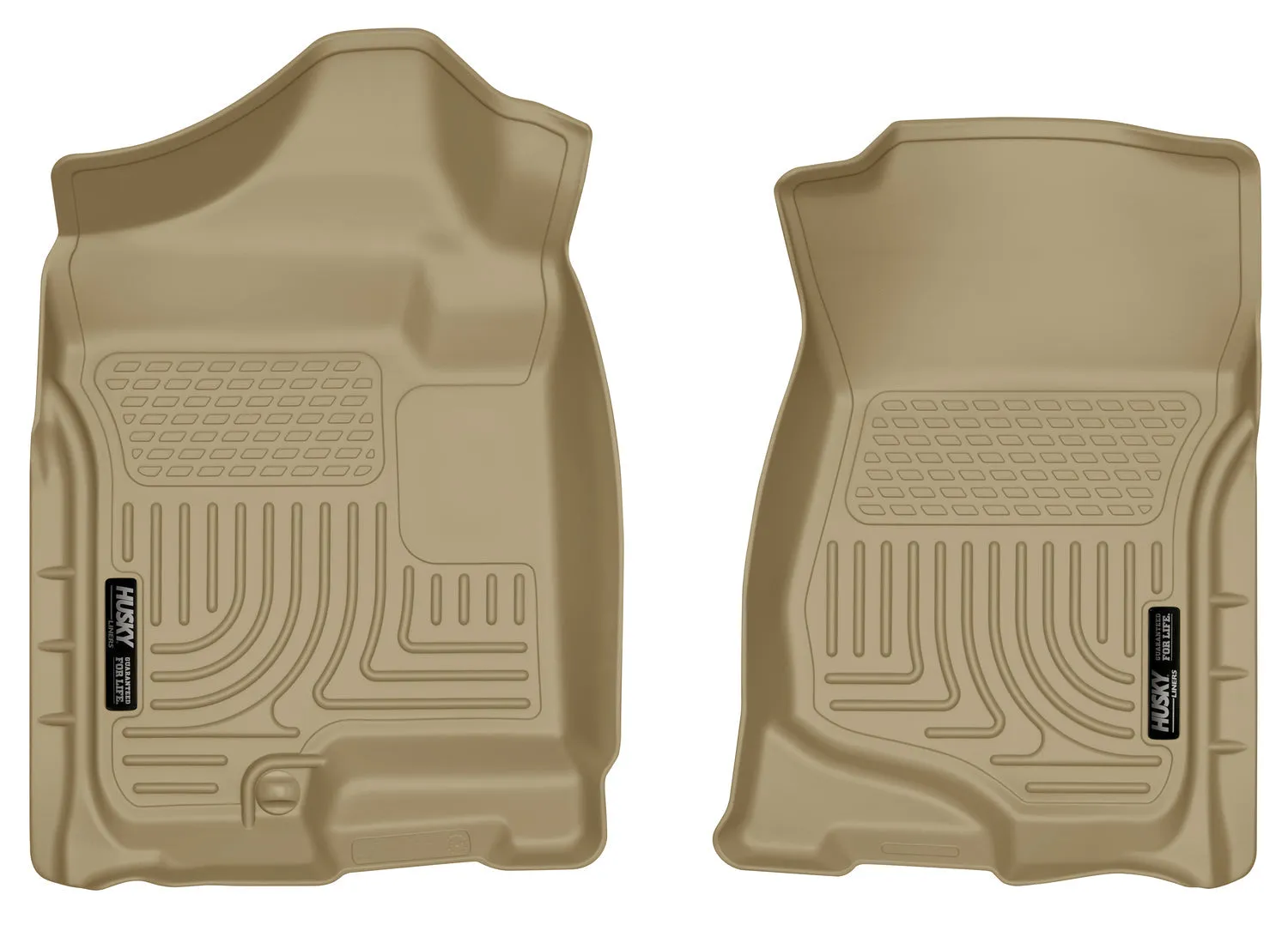 2007-2014 Cadillac / Chevrolet / GMC Truck Front Floor Liners - Tan