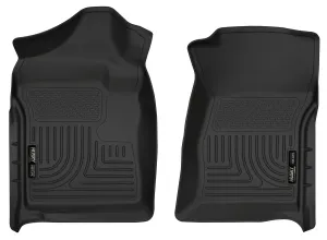 2007-2014 Chevrolet Silverado / GMC Sierra Standard Cab Front Floor Liners - Black