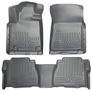 2010-2011 Toyota Tundra Front & 2nd Seat Floor Liners - Grey