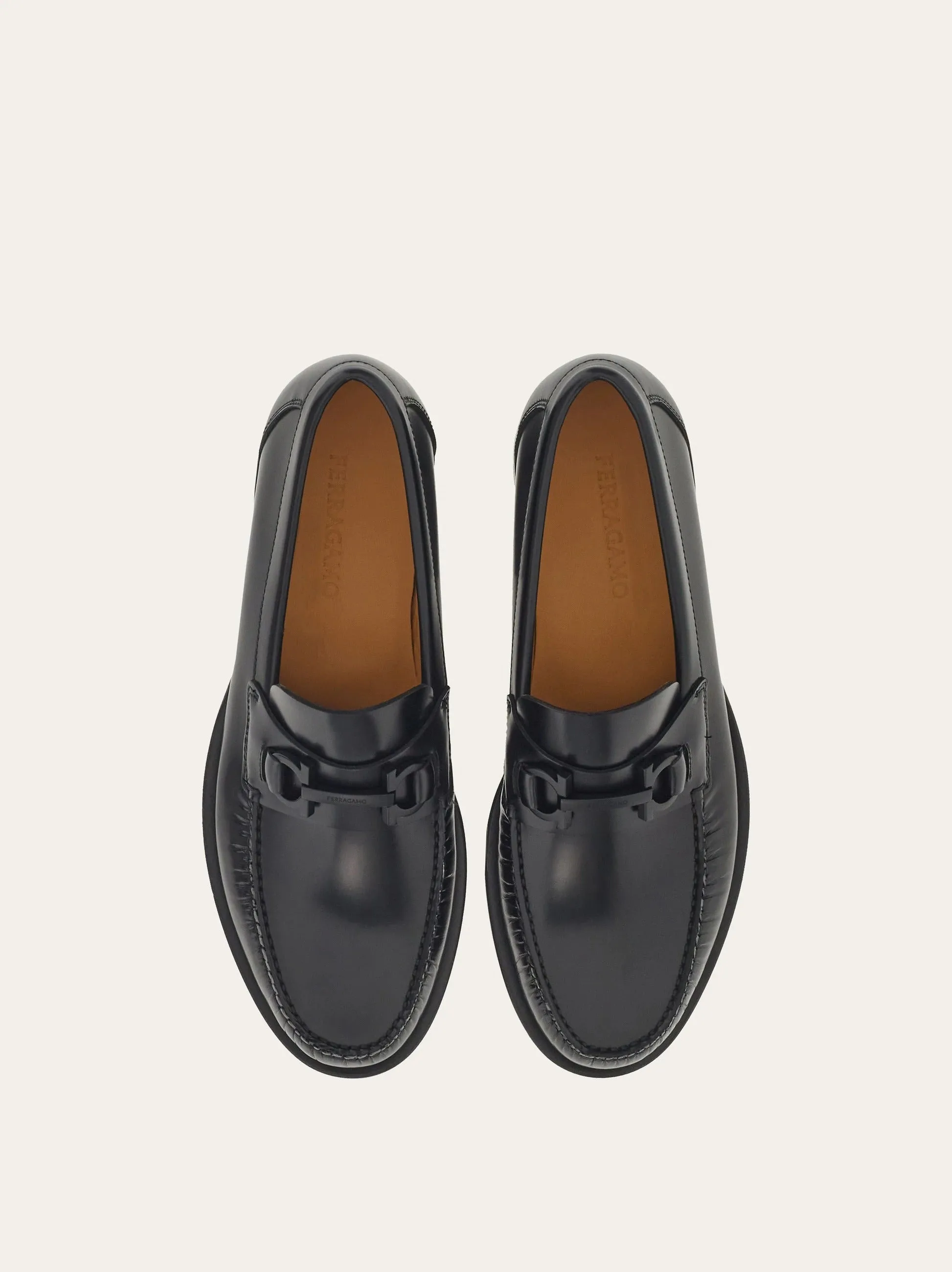 21606762689 BLACK FERRAGAMO MEN SHOES