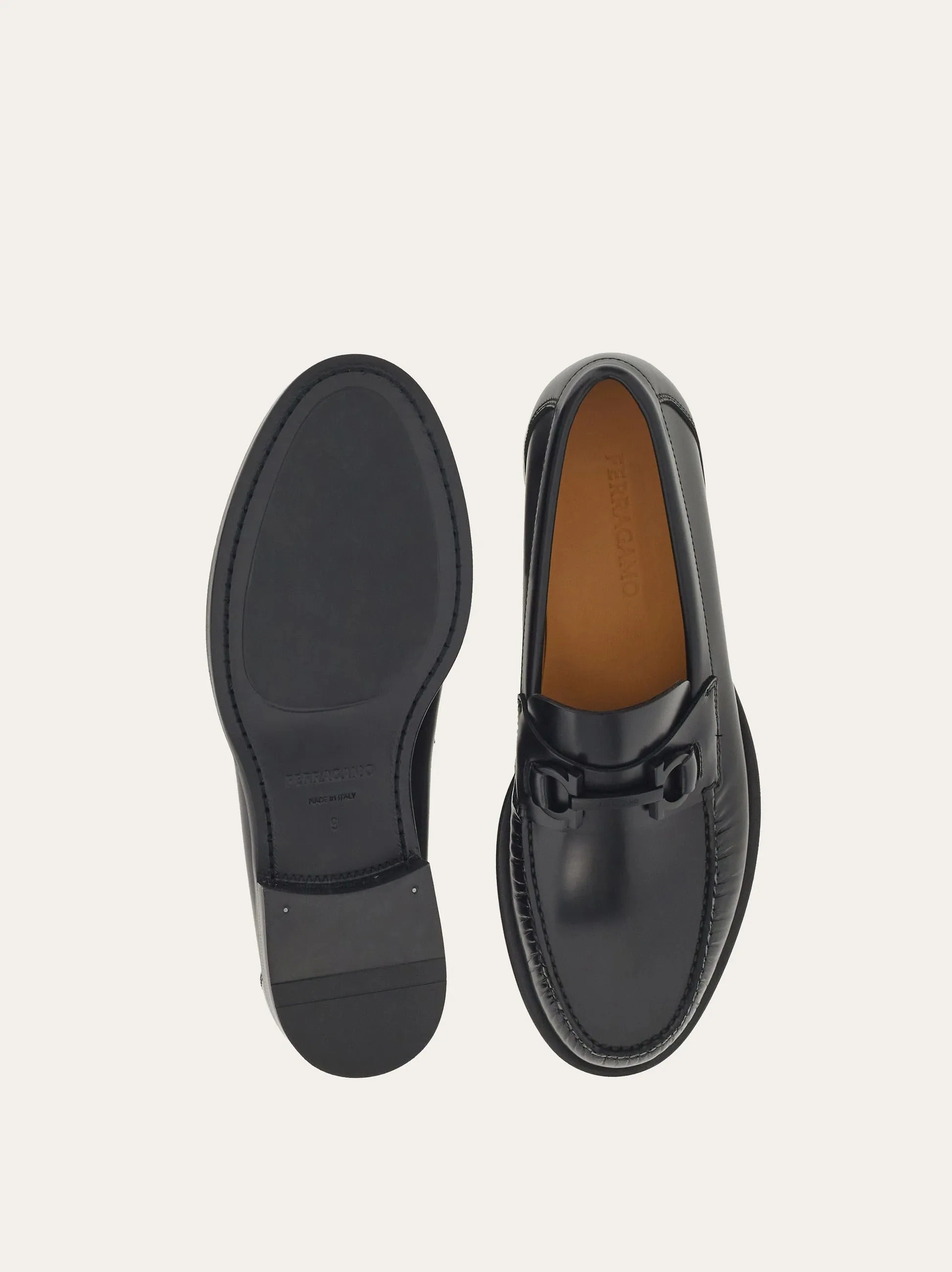 21606762689 BLACK FERRAGAMO MEN SHOES