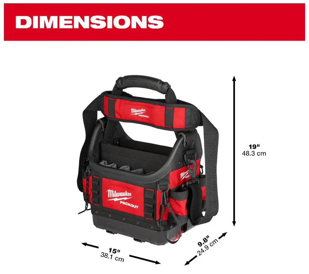 48-22-8311 Milwaukee PACKOUT 10" Structured Tote