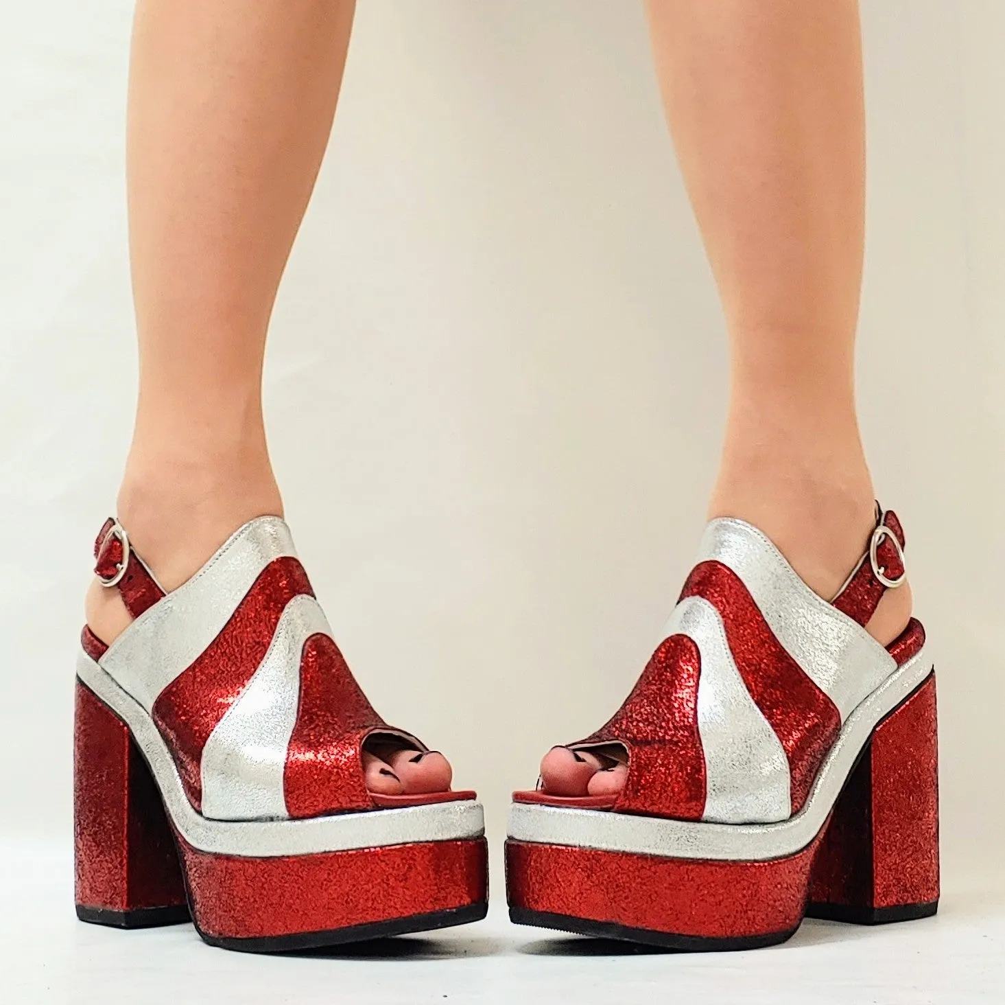 70's Disco Platform Sandals