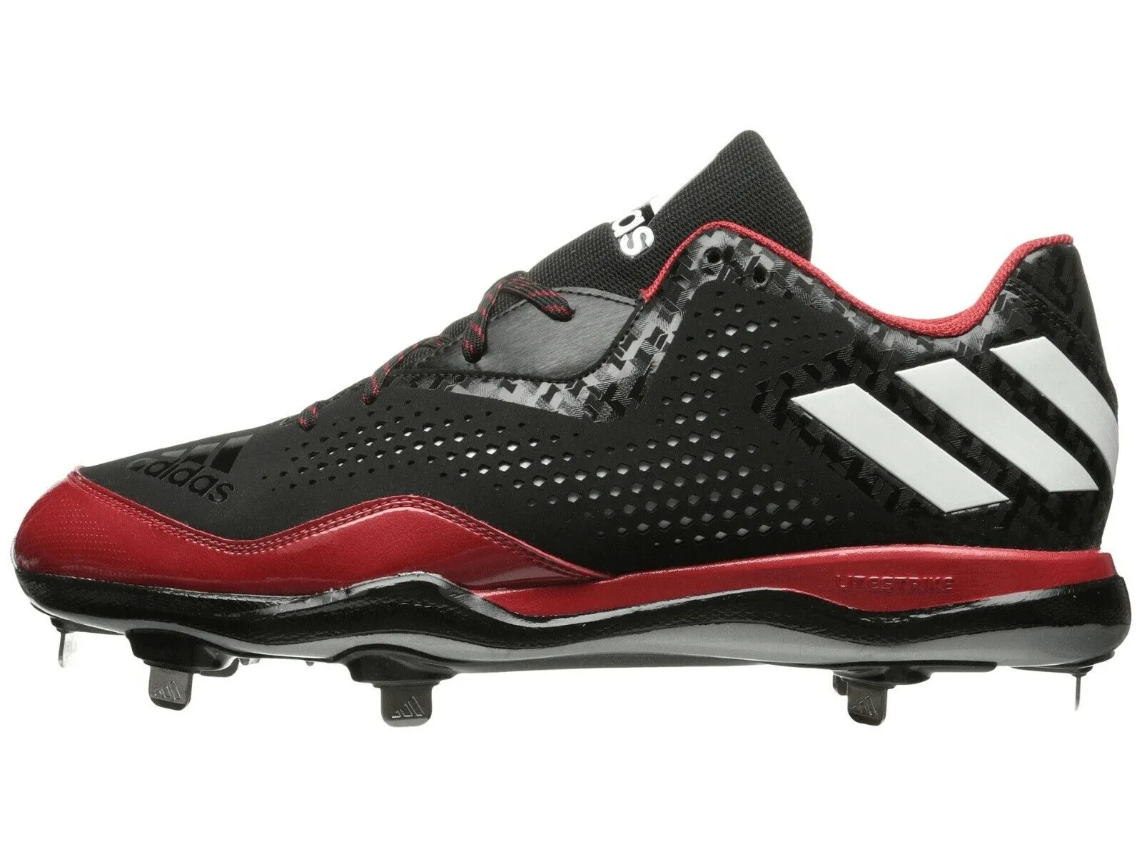 adidas Men's Poweralley 4 Low Metal Baseball Cleats