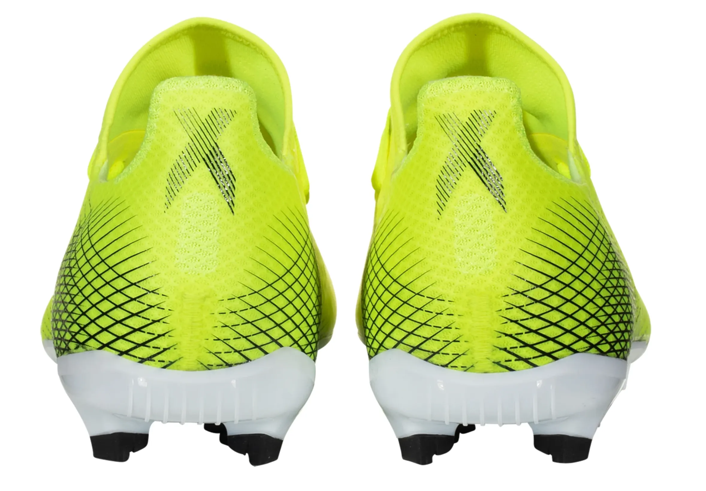 adidas X Ghosted.3 FG Cleats FW6948 Neon Yellow/Black