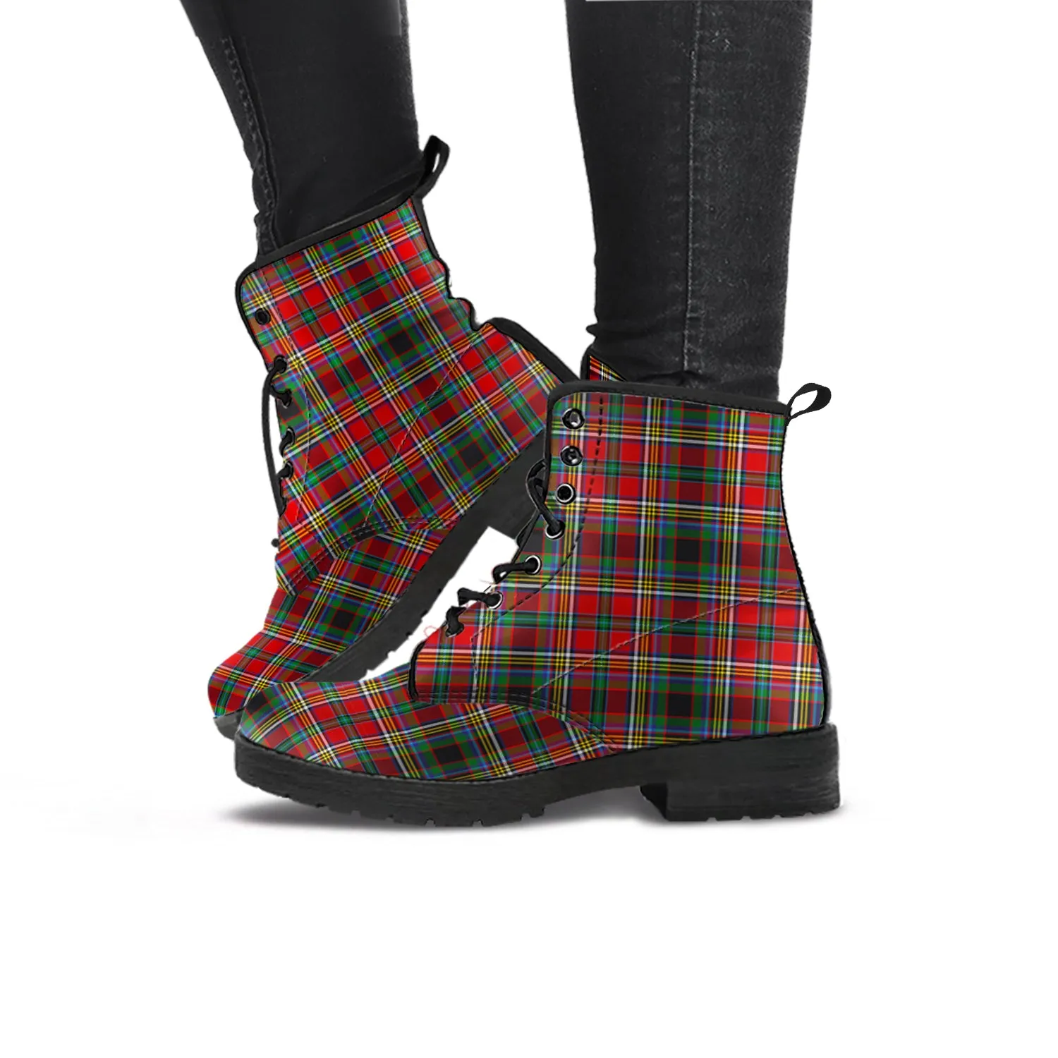 Anderson of Arbrake Tartan Leather Boots