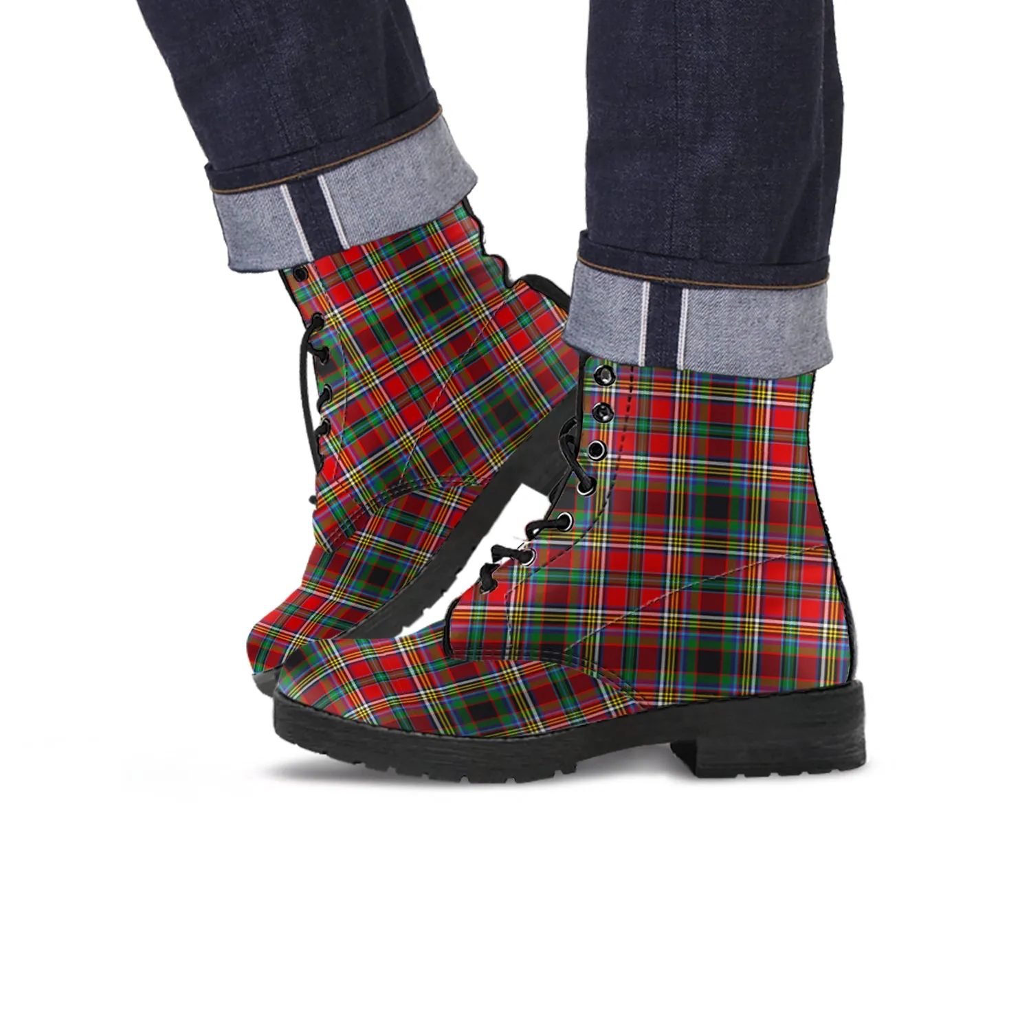 Anderson of Arbrake Tartan Leather Boots