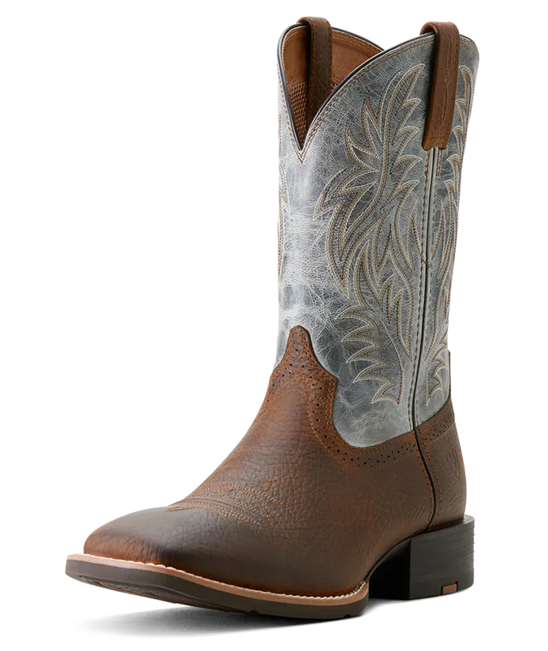 Ariat Men's Glacier Blue Sport Wide Square Toe Cowboy Boot