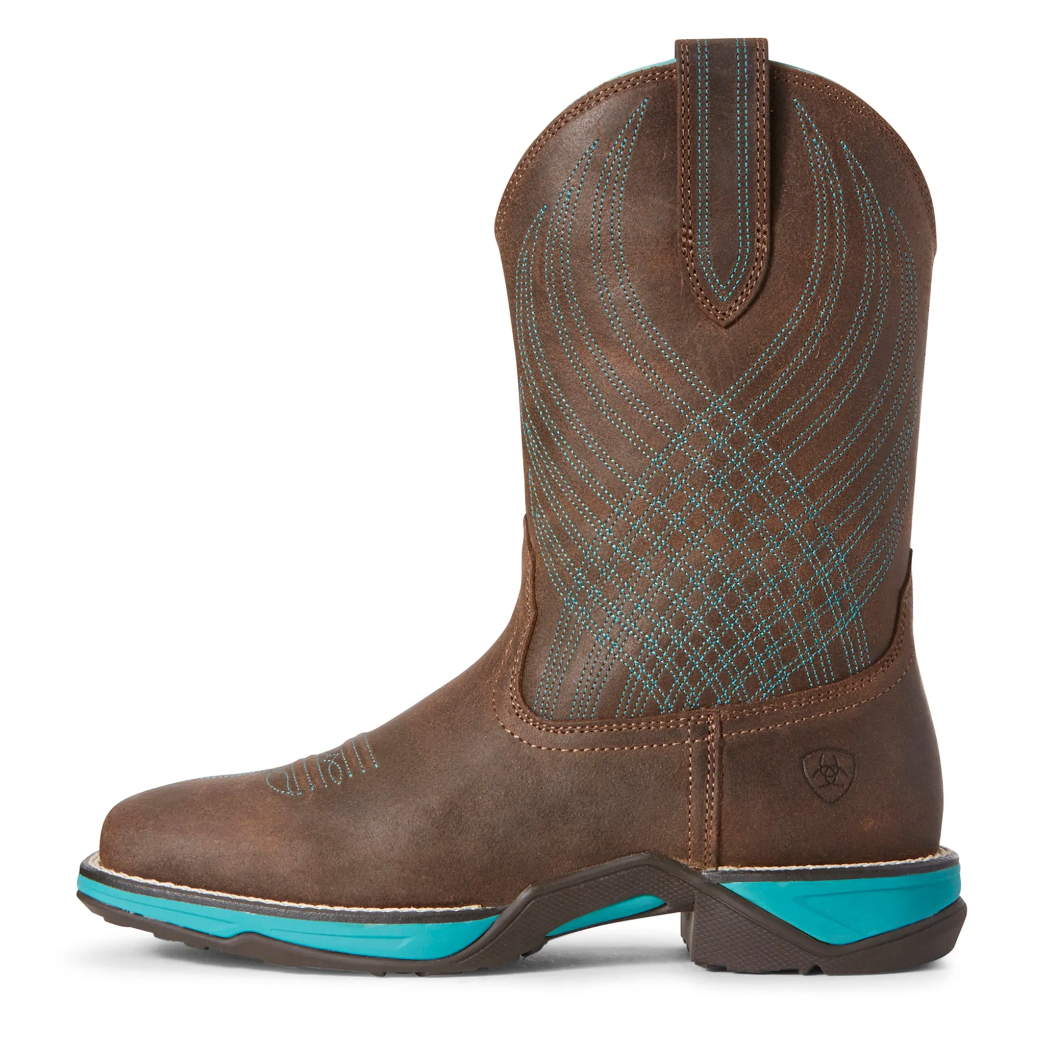 Ariat Women's Brown Turquoise Anthem Square Toe