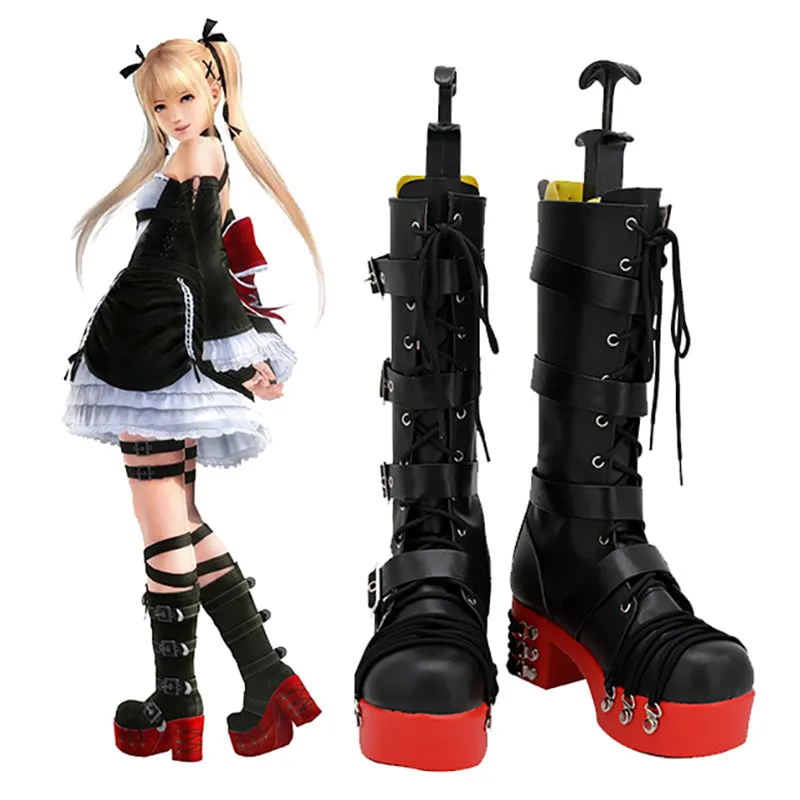 Azur Lane Dead or Alive Marie Rose Shoes Cosplay Boots