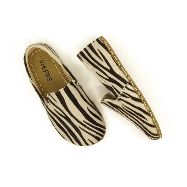 Barefoot Shoes Men's Zebra Patterned