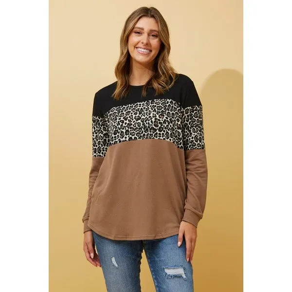 BEC ANIMAL PRINT TOP