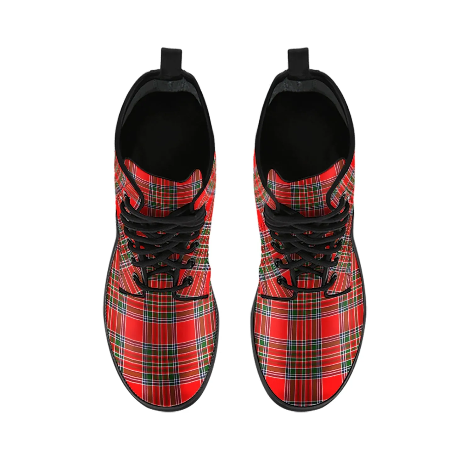 Binning Tartan Leather Boots