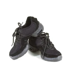 Bloch:  Boost Dance Sneaker (DRTII) | BLACK: Split Rubber Sole