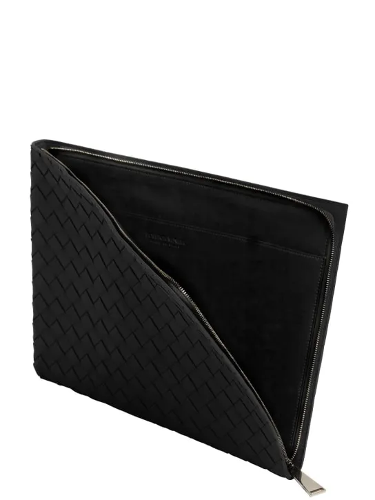 Bottega Veneta   Large intrecciato 1.5 leather zip pouch 