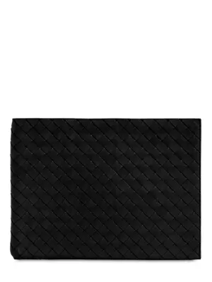 Bottega Veneta   Large intrecciato 1.5 leather zip pouch 