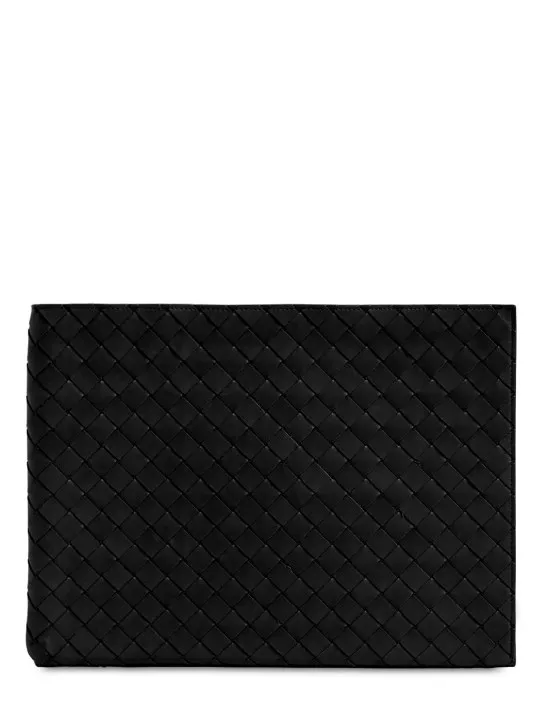 Bottega Veneta   Large intrecciato 1.5 leather zip pouch 