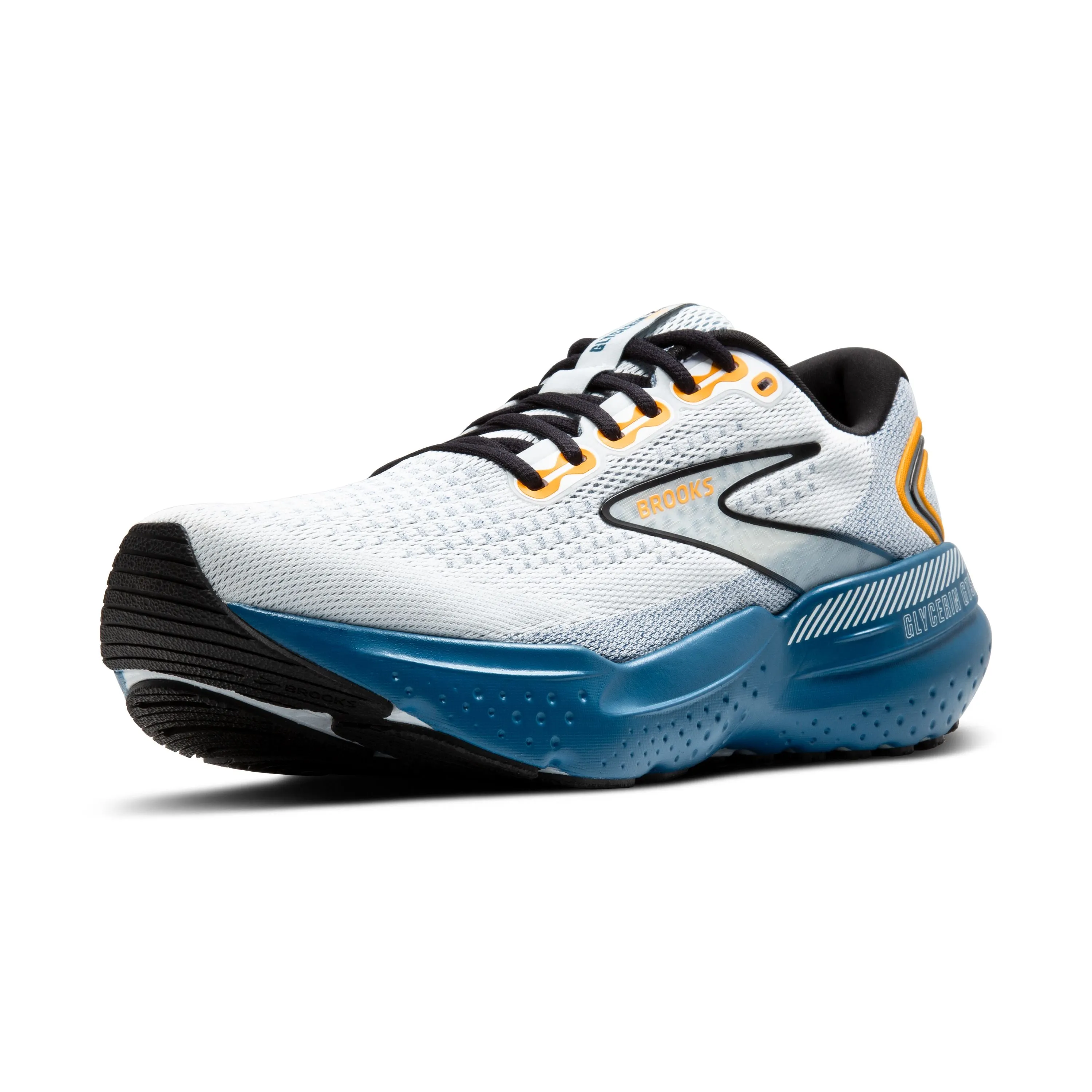 Brooks | Glycerin GTS 21 | Men's | White/Sapphire/Orange