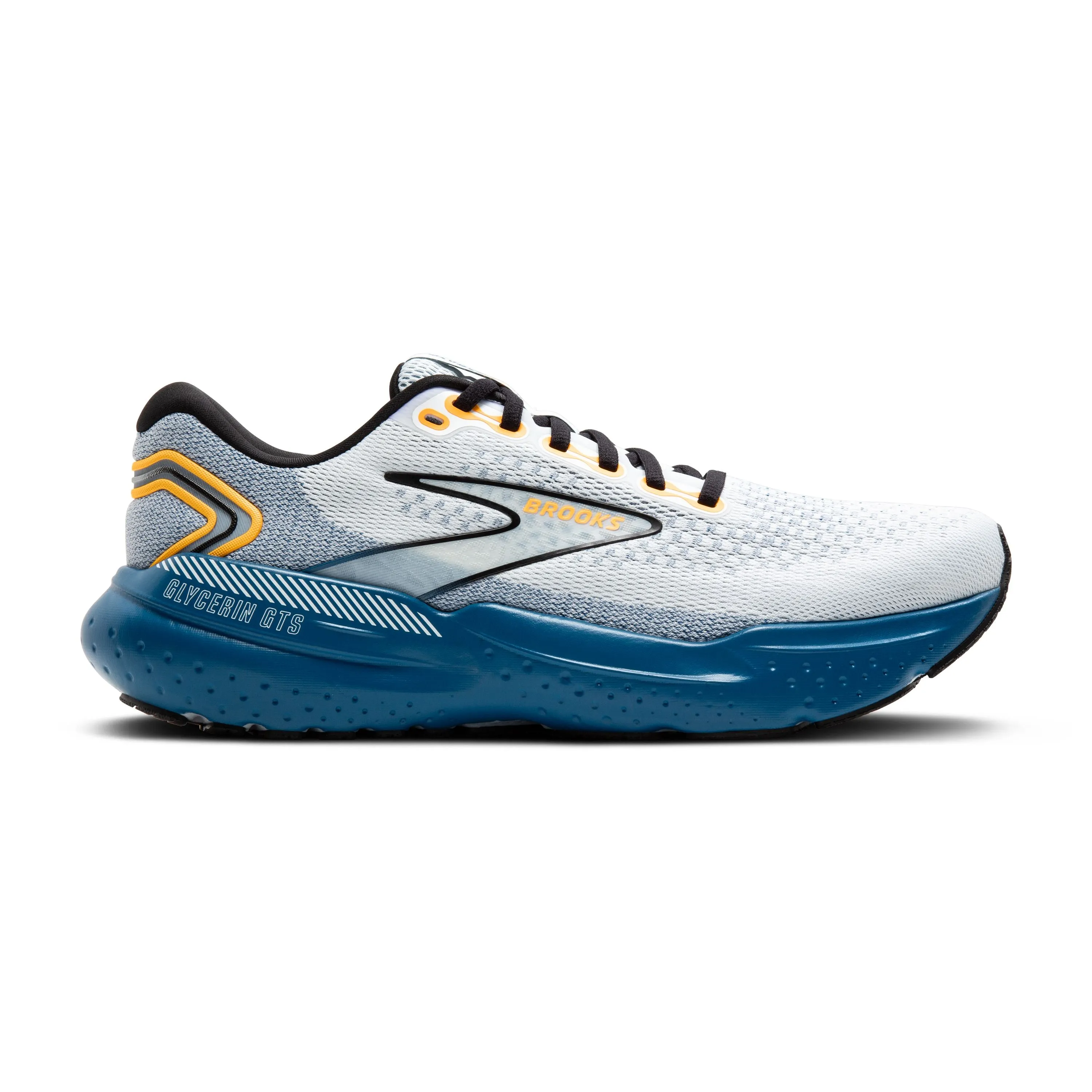 Brooks | Glycerin GTS 21 | Men's | White/Sapphire/Orange