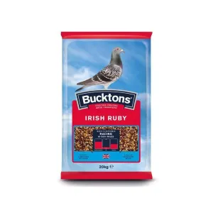 Bucktons Irish Ruby Pigeon Feed for Racing Birds 20kg