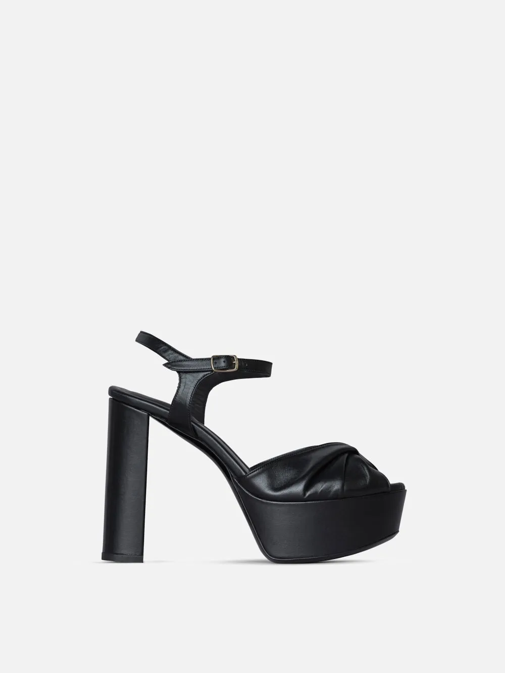 Camille Platform Heel -- Black