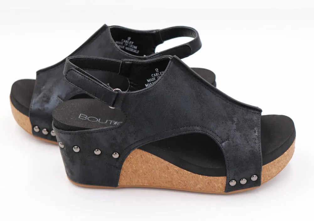 Carley in Black Metallic by Corkys