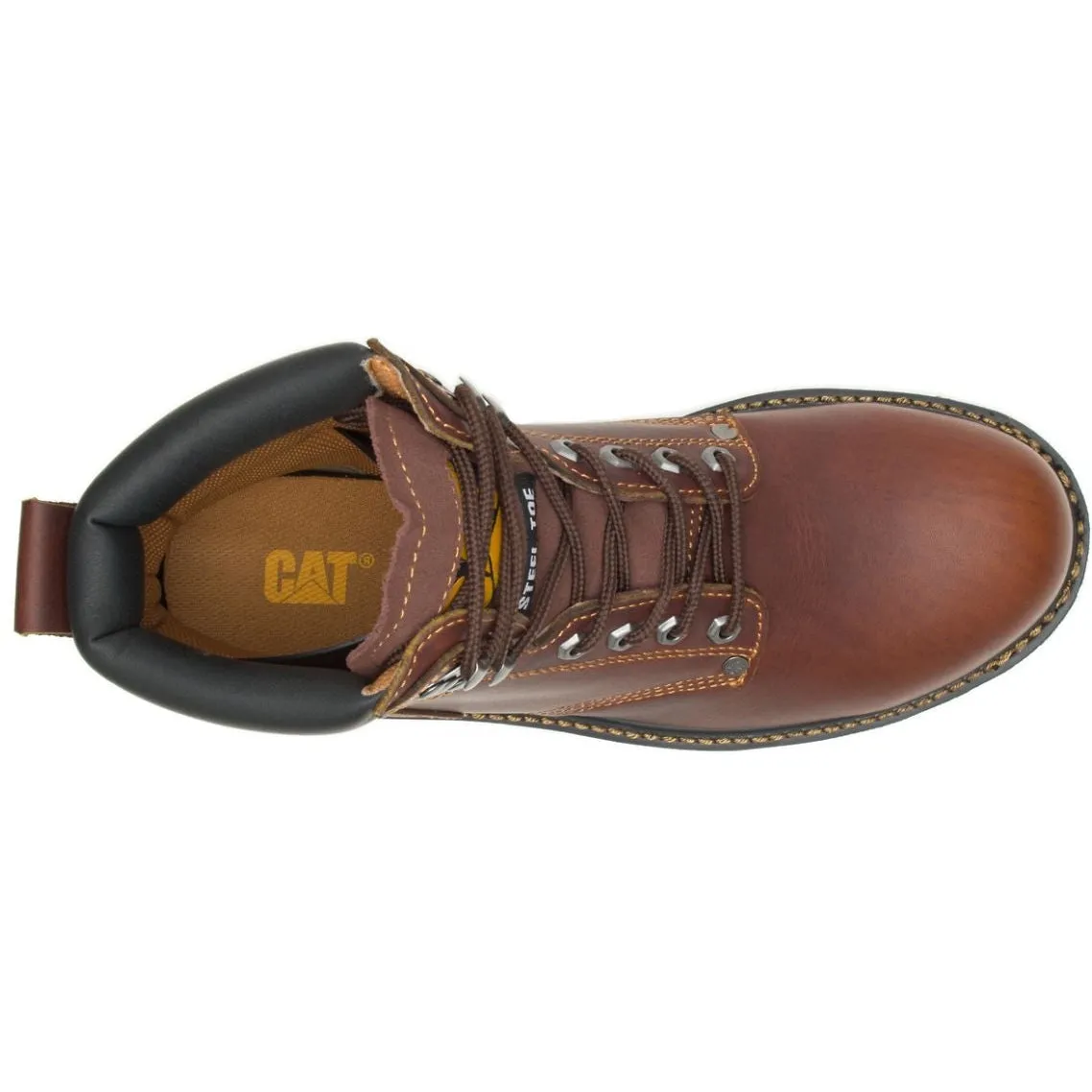 CAT Men's Second Shift Steel Toe Work Boot - Tan - P89817