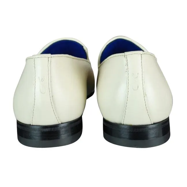 Classica Mascarpone With Silver Gold Hardware Leather Loafers