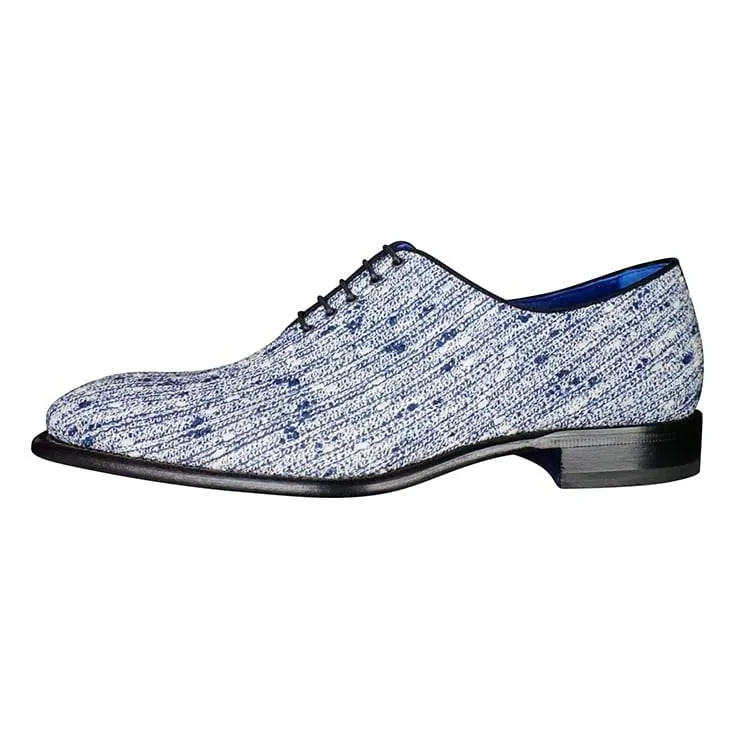 Cobalt Tweed Legare Lace Ups