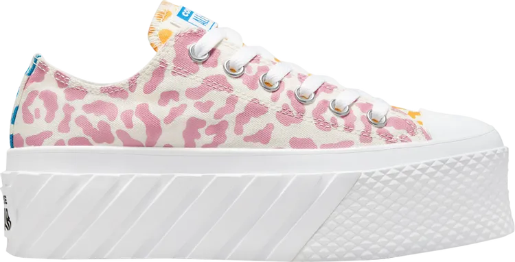 Converse Wmns Chuck Taylor All Star 2X Platform Low Welcome to the Wild Sneakers, Multicolor