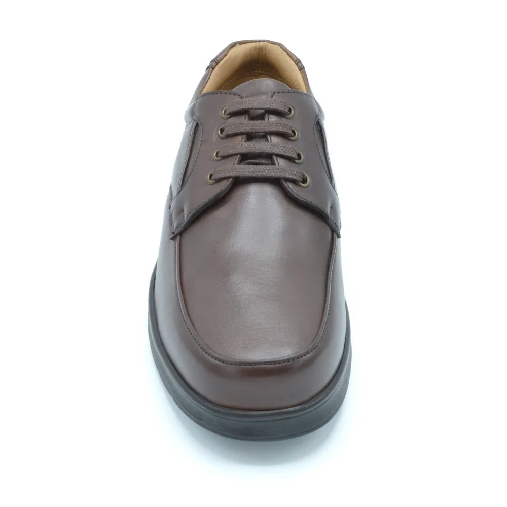 DB Congo - Mens Wide Fit Lace Up 2V (2E-4E) Fitting - Brown