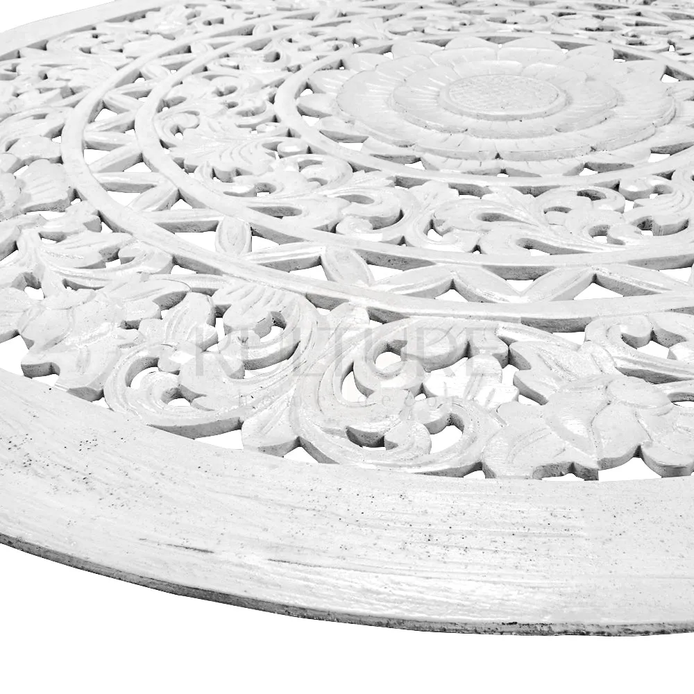 Decorative Mandala "Jemu" White