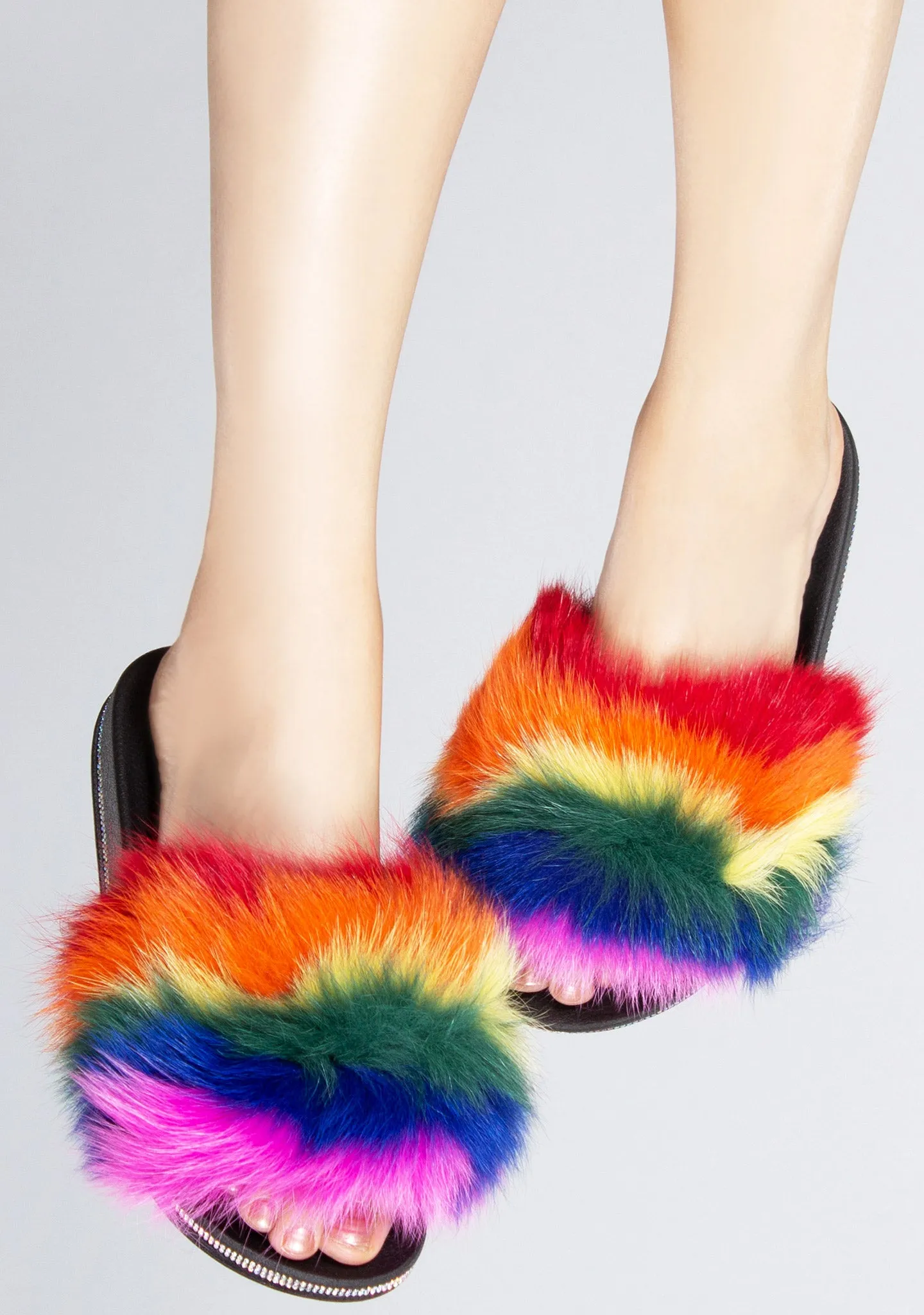 Fever Dream Faux Fur Sandals