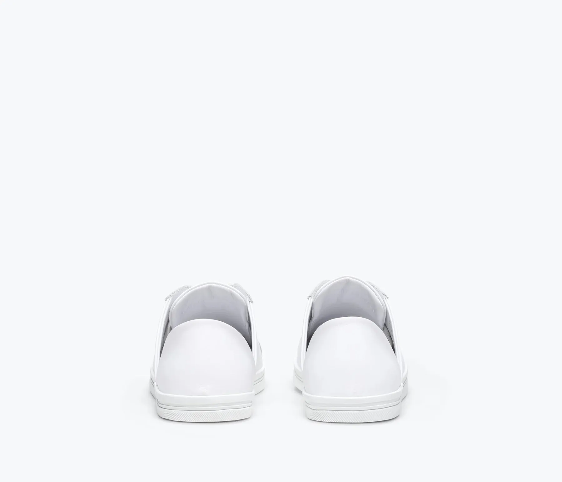 Freda Salvador Eda D'orsay Low-Top Sneaker in White Calf