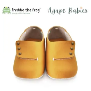 Freddie The Frog Pre Walker Shoes - Caramel Moccs