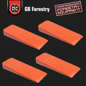 GB Felling Wedge 7 1/2"  Orange Plastic 4-Pack