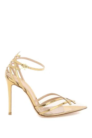 Gianvito rossi laminated pumps with plexi