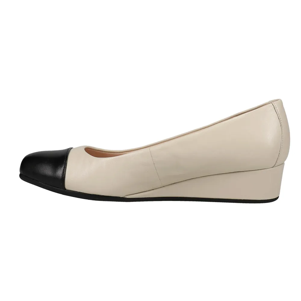 Gracey Square Toe Wedge Pumps