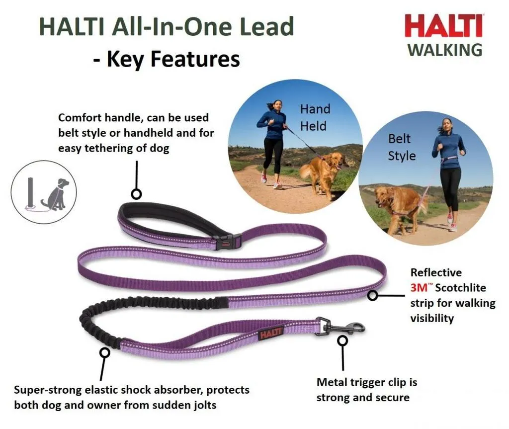 HALTI All-In-One Shock Absorption Dog Lead