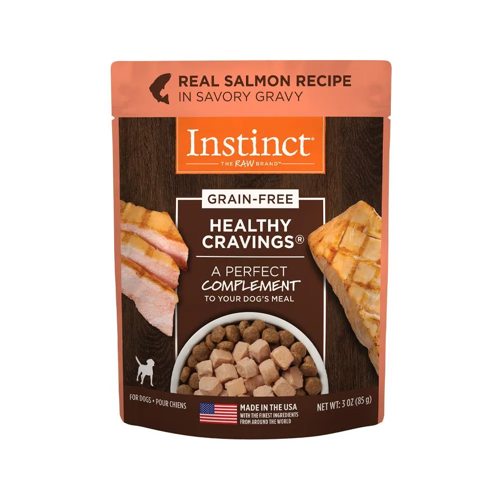 Healthy Cravings Grain Free Salmon Complement Dog Pouch