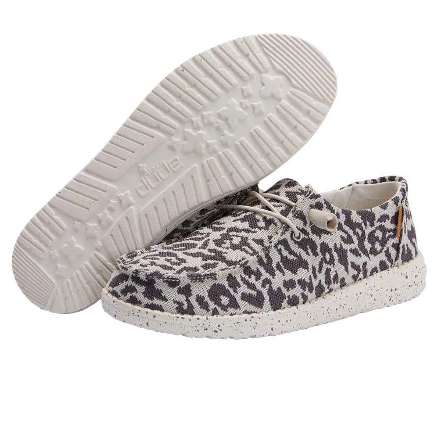 HeyDude Wendy Woven Cheetah - Grey