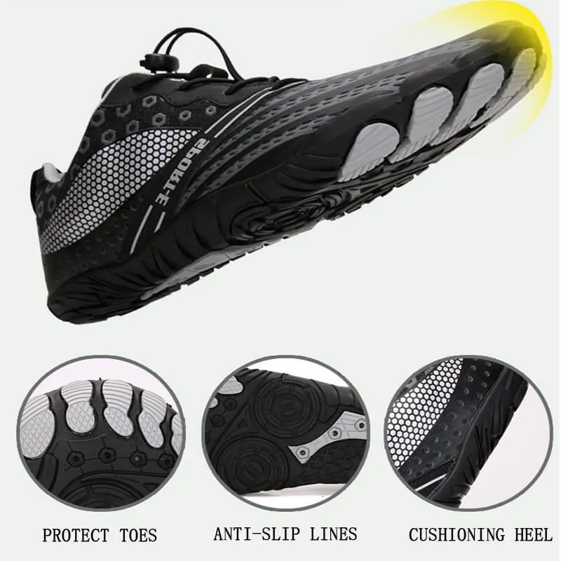 Hiking Shoes Men Outdoor Sports Shoes Non-Slip Breathable Walking Shoes for Outdoor  Walking Climbing Travel Amphibious Wading Shoes