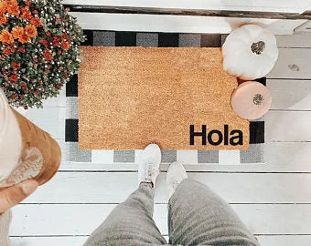 Hola Vinyl Coir Doormat