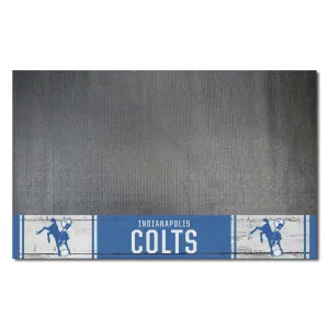 Indianapolis Colts Vinyl Grill Mat - 26in. x 42in., NFL Vintage